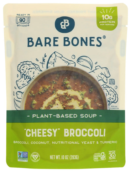 BARE BONES: Soup Broccoli Cheesy Pb, 10 oz