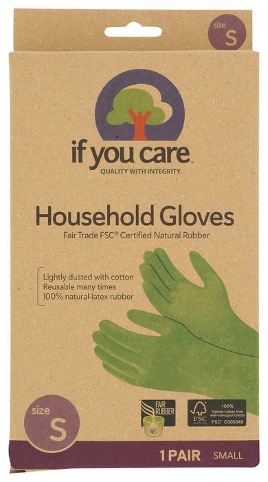 IF YOU CARE: Household Gloves Small, 1 ea