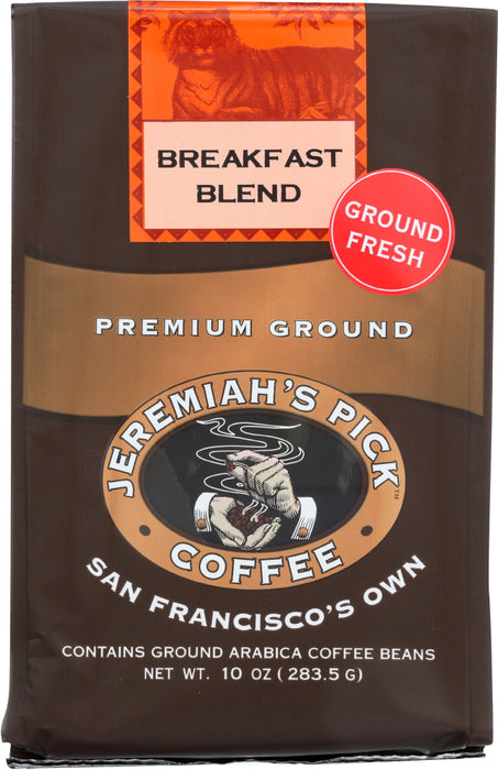 JEREMIAHS PICK COFFEE: Coffee Ground Breakfast, 10 oz