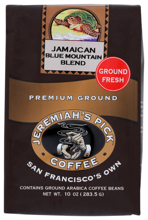 JEREMIAHS PICK COFFEE: Coffee Ground Jamaican, 10 oz