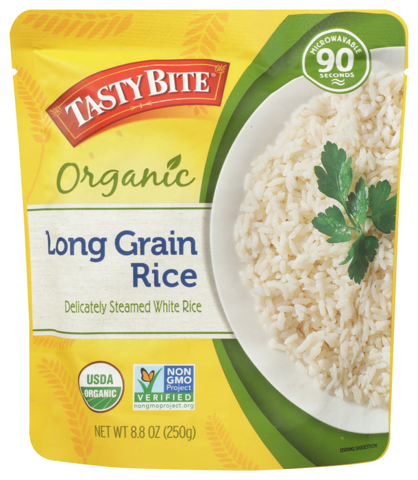 TASTY BITE: Organic Long Grain Rice, 8.8 oz