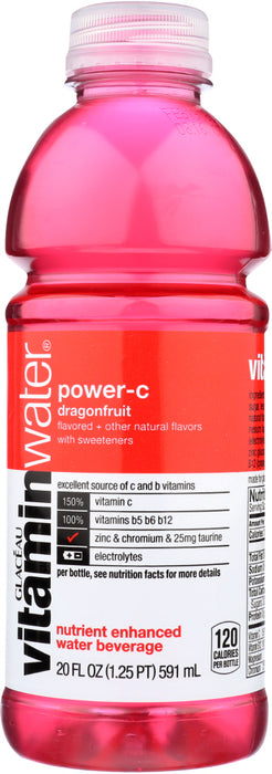 VITAMIN WATER: Dragonfruit Power C Water, 20 fo