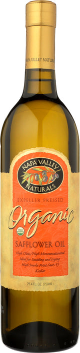 NAPA VALLEY NATURALS: Oil Safflower Organic, 25.4 oz