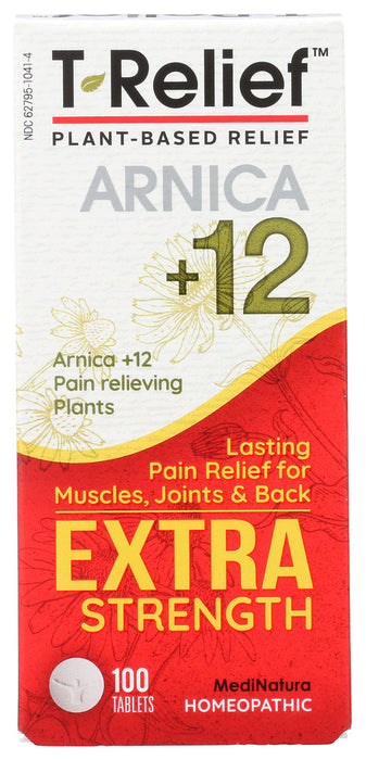MEDINATURA: T Relief Extra Strength Pain Relief, 100 tb