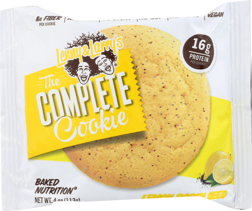 LENNY & LARRY'S: The Complete Cookie Lemon Poppy Seed, 4 oz