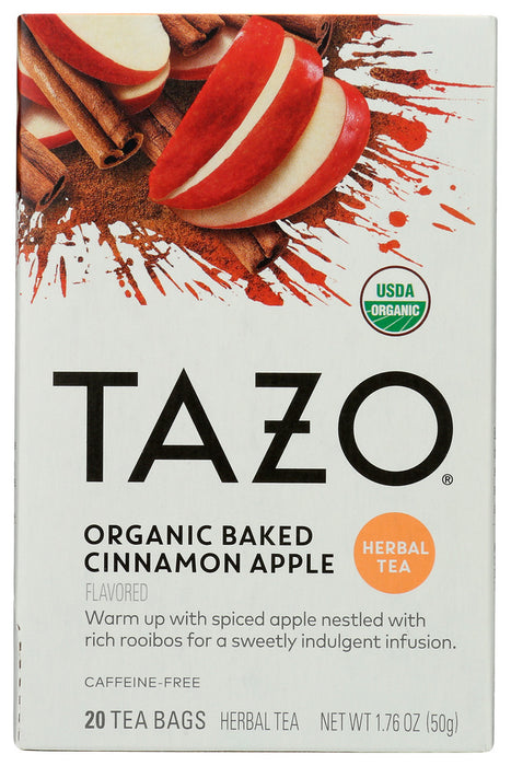 TAZO: Organic Baked Cinnamon Apple Herbal Tea, 1.76 oz