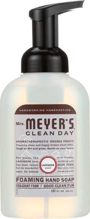 MRS MEYERS CLEAN DAY: Soap Hand Foam Lavender, 10 oz