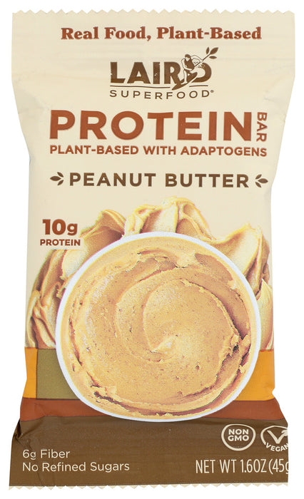 LAIRD SUPERFOOD: Peanut Butter Protein Bar, 1.6 OZ