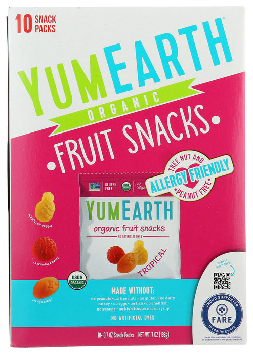 YUMEARTH: Organic Tropical Fruit Snacks, 7 oz