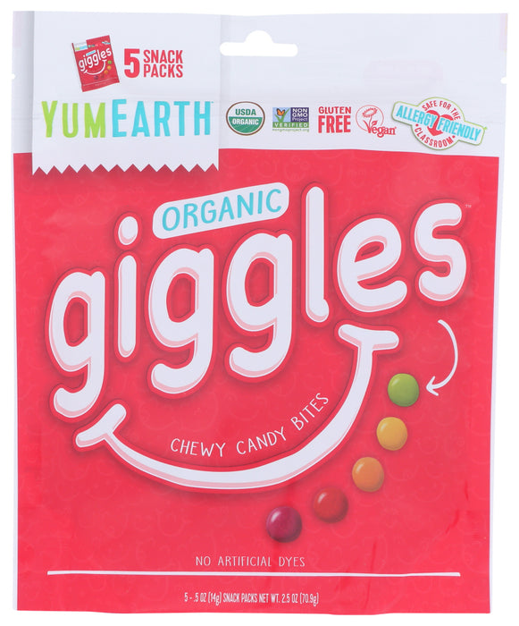 YUMEARTH: Candy Giggles, 2.5 oz