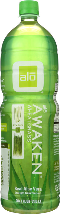 ALO: Awaken Aloe Vera Wheatgrass, 50.7 fl oz