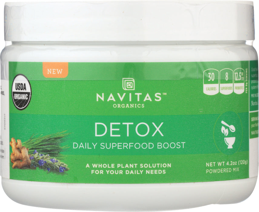 NAVITAS: Detox Daily Superfood Boost, 4.2 oz