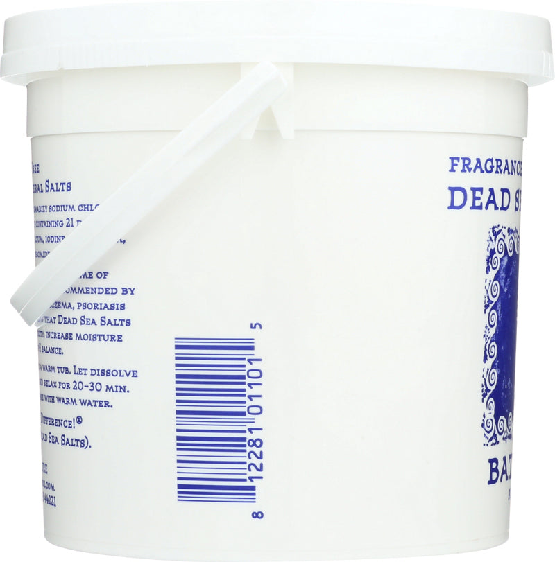 ONE WITH NATURE: Dead Sea Mineral Bath Salts Fragrance Free, 5 lb