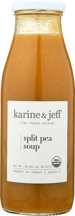 KARINE & JEFF: Soup Split Pea, 16.9 oz