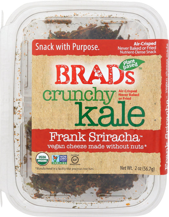BRADS PLANT BASED: Crunchy Kale Sriracha, 2 oz