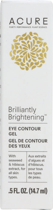 ACURE: Brilliantly Brightening Eye Contour Gel, 0.5 fl oz