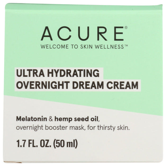 ACURE: Cream Hydrating Overnight, 1.7 fo