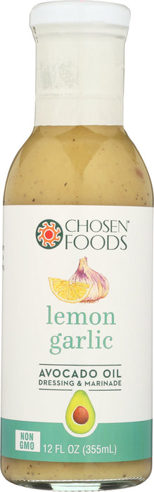 CHOSEN FOODS: Lemon Garlic Dressing, 12 oz