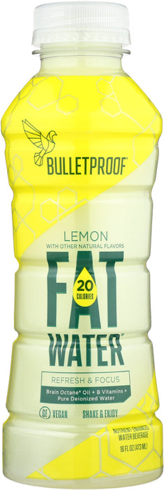 BULLETPROOF: Fat Water Lemon, 16 oz