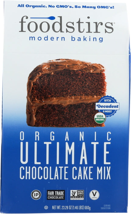FOODSTIRS: Ultimate Chocolate Cake Mix, 23.28 oz