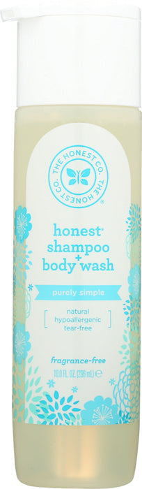 THE HONEST COMPANY: Body Wash Fragrance Free, 10 oz