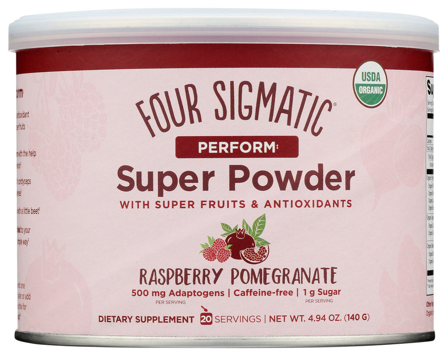 FOUR SIGMATIC: Perform Super Powder Raspberry Pomegranate, 4.94 oz