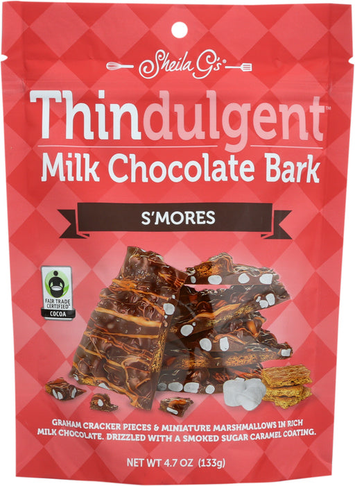 SHEILA GS: Milk Chocolate Bark S'mores, 4.7 oz