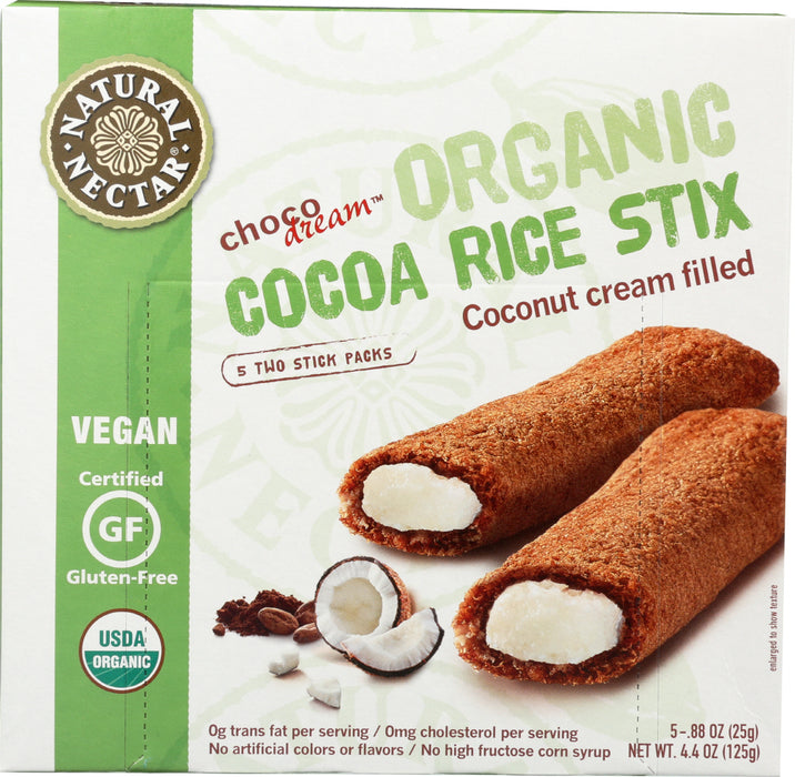 NATURAL NECTAR: Gluten Free Coconut Cream Rice Stick, 4.4 oz