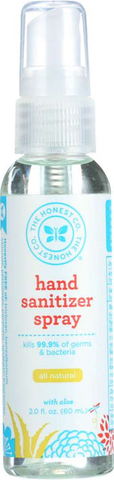THE HONEST COMPANY: Hand Sanitizer Spray Grapefruit Grove, 2 oz