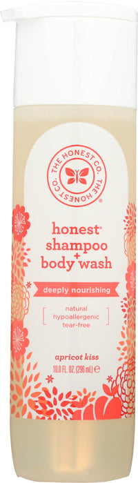 THE HONEST COMPANY: Honest Shampoo Body Wash Apricot Kiss, 10 oz
