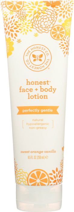 THE HONEST COMPANY: Lotion Face And Body Sweet Orange Vanilla, 8.5 oz