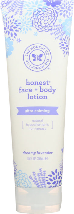 THE HONEST COMPANY: Face & Body Lotion Ultra Calming Dreamy Lavender, 8.5 oz