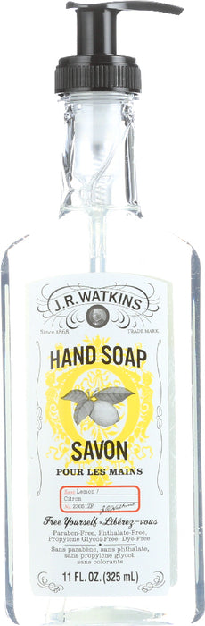 WATKINS: Liquid Hand Soap Lemon, 11 oz