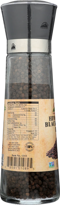 HIMALAYAN CHEF: Pepper Himalayan Black Tall, 6.4 oz