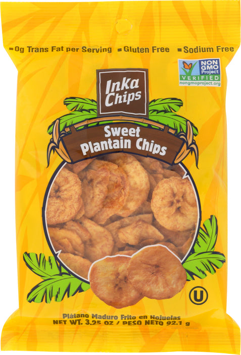 INKA CHIPS: Sweet Plantain, 3.25 oz