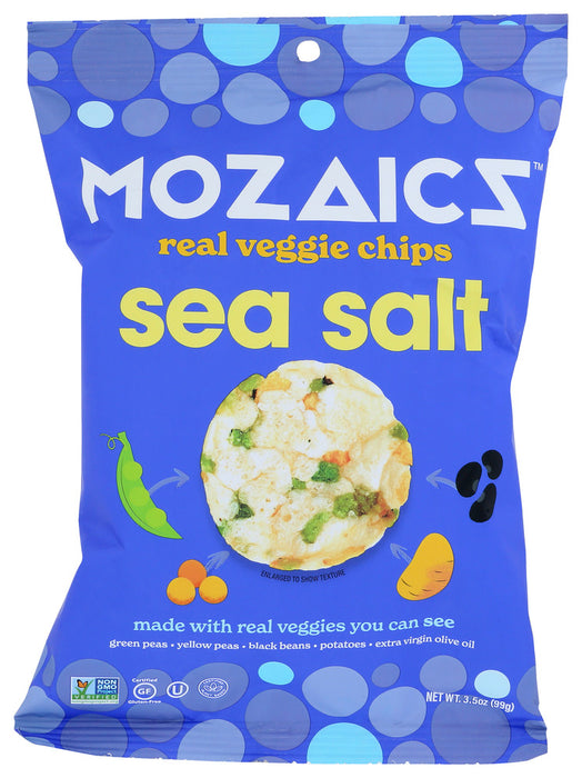 MOZAICS: Sea Salt Real Veggie Chips, 3.5 oz