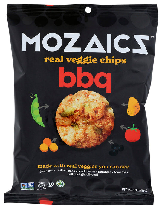 MOZAICS: Bbq Real Veggie Chips, 3.5 oz