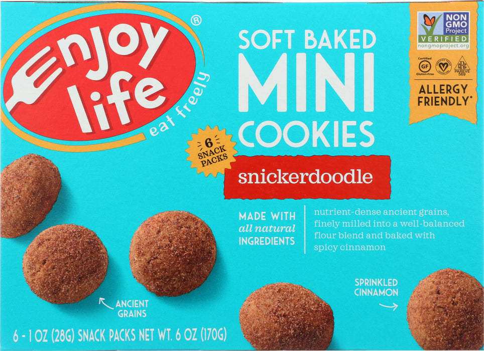 ENJOY LIFE: Soft Baked Minis Snickerdoodle, 6 oz - No Brand For Less 