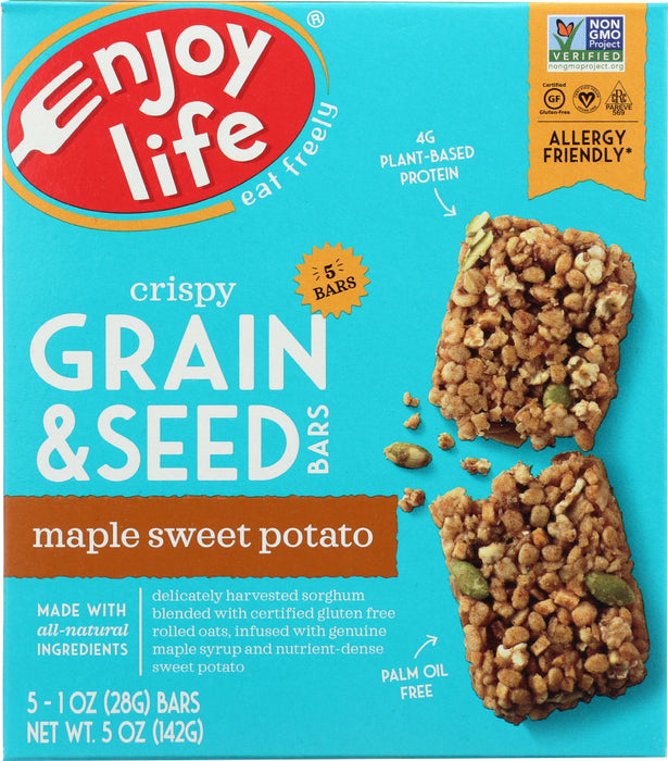 ENJOY LIFE: Bar Grain and Seed Sweet Potato, 5 oz