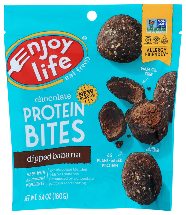 ENJOY LIFE: Bites Protein Dipped Banana, 6.4 oz