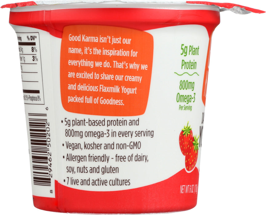 GOOD KARMA: Yogurt Strawberry, 6 oz