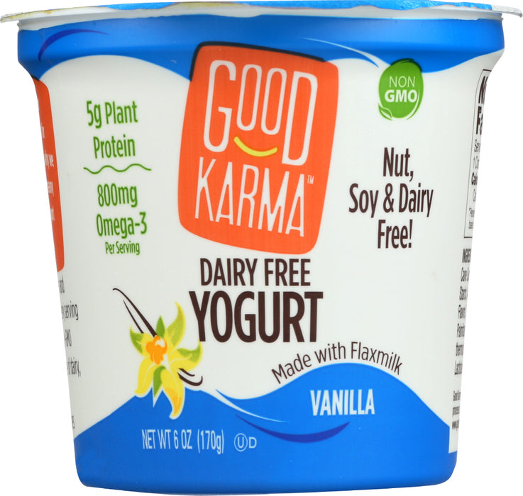GOOD KARMA: Dairy Free Yogurt Vanilla, 6 oz