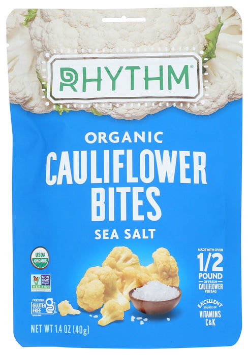 RHYTHM SUPERFOODS: Bites Cauliflwr Sea Salt, 1.4 oz