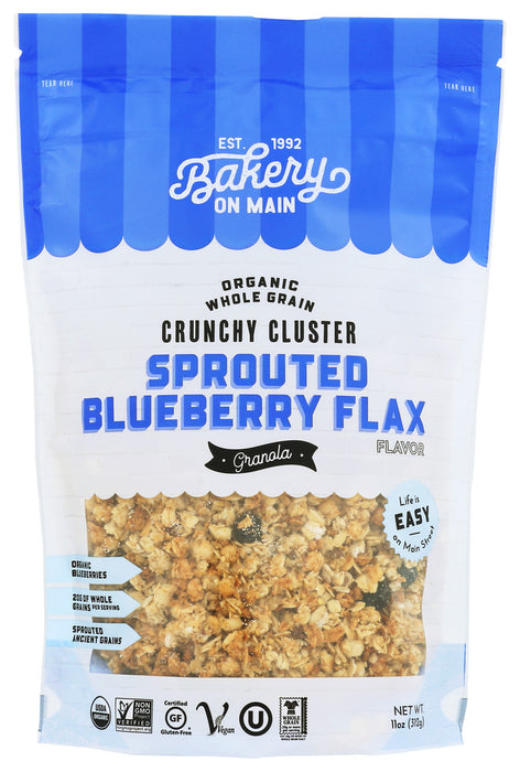 BAKERY ON MAIN: Sprouted Blueberry Flax Granola, 11 oz