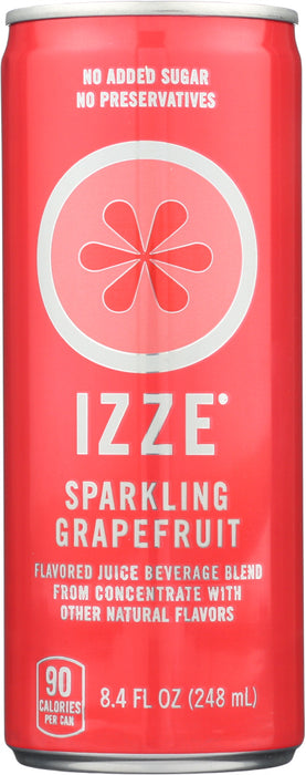 IZZE BEVERAGE: Sparkling Juice Grapefruit, 8.4 fl oz