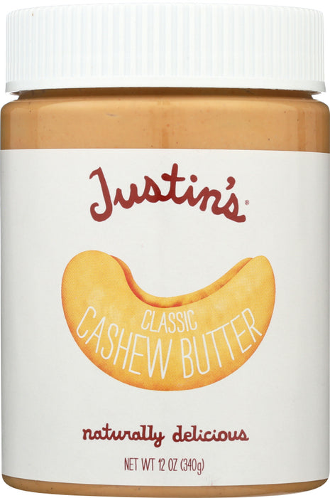 JUSTINS: Cashew Classic Nut Butter, 12 oz