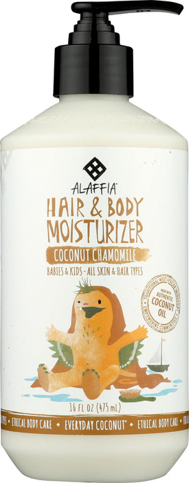 ALAFFIA: Babies & Kids Hair & Body Lotion Coconut Chamomile, 16 fl oz