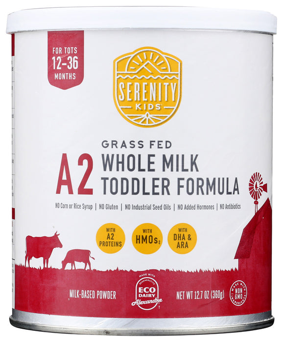 SERENITY KIDS: A2 Whole Milk Toddler Formula, 12.7 oz