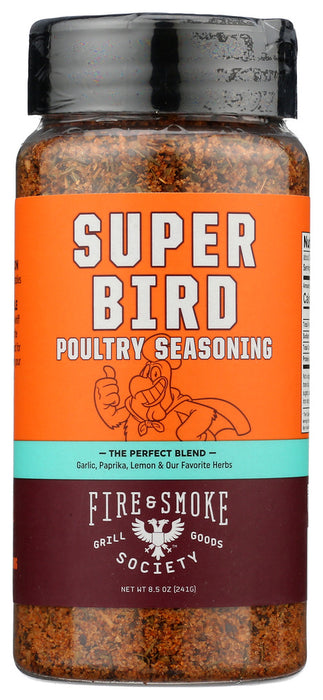 FIRE AND SMOKE: Rub Spice Super Bird, 10 oz