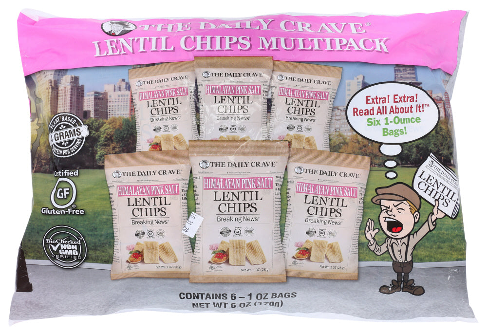 THE DAILY CRAVE: Chips Lentil Multipack, 6 oz